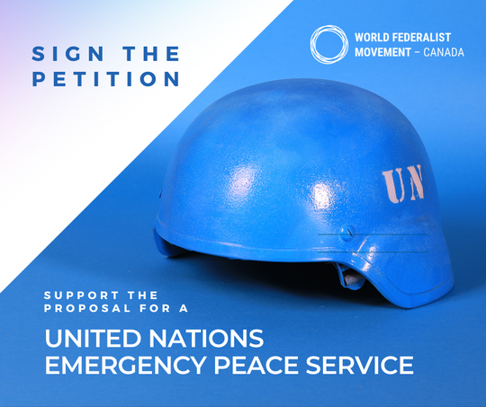 WFMC TakeAction for June 2023: United Nations Emergency Peace Service (UNEPS)